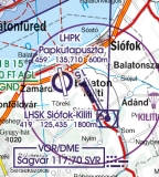 VFR Luftfahrtkarte Ungarn / Hungary 2024 (laminiert)