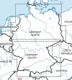 VFR Luftfahrtkarte Deutschland Nord - Germany North 2024 (laminiert)