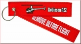 Schlüsselanhänger Remove Before Flight Robinson R22