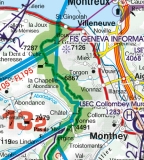 VFR Luftfahrtkarte Schweiz / Switzerland 2024 (laminiert)