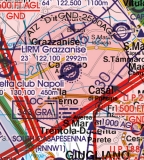 VFR Luftfahrtkarte Italien Center / Italy Center 2024 (laminiert)
