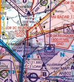 VFR Luftfahrtkarte Österreich Nord Ost - Austria North East 2024 (laminiert)
