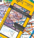 VFR Luftfahrtkarte Belgien & Luxemburg / Belgium & Luxembourg 2024 (laminiert)