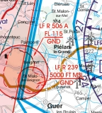 VFR Luftfahrtkarte Frankreich Südwest / France Southwest 2024 (laminiert)