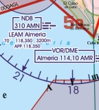 VFR Luftfahrtkarte Spanien Süd Ost / Spain South East 2024 (laminiert)