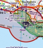 VFR Luftfahrtkarte Portugal 2024 (laminiert)