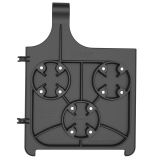RAM Mounts Gerätehalteschale für Apple iPad PRO 11 / iPad Air 4 / iPad Air 5 (ohne Schutzhüllen etc.) - AMPS-Anbindung