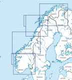 VFR Luftfahrtkarte Norwegen Zentrum Süd / Norway Center South 2024 (laminiert)