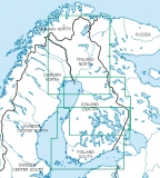 VFR Luftfahrtkarte Finnland Süd / Finland South 2024 (laminiert)