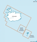 VFR Luftfahrtkarte Island und Färöer Inseln / Iceland and Faroe Islands 2024 (laminiert)