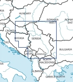VFR Luftfahrtkarte Serbien / Serbia 2024 (laminiert)