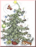 Weihnachtskarte Baum