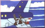 Weihnachtskarte Kartenspieler