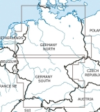 VFR Luftfahrtkarte Deutschland Süd - Germany South 2024 (laminiert)